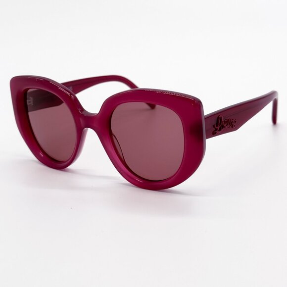 Loewe Accessories - NEW LOEWE LW40100I 75Y SUNGLASSES WOMEN PINK ROUND